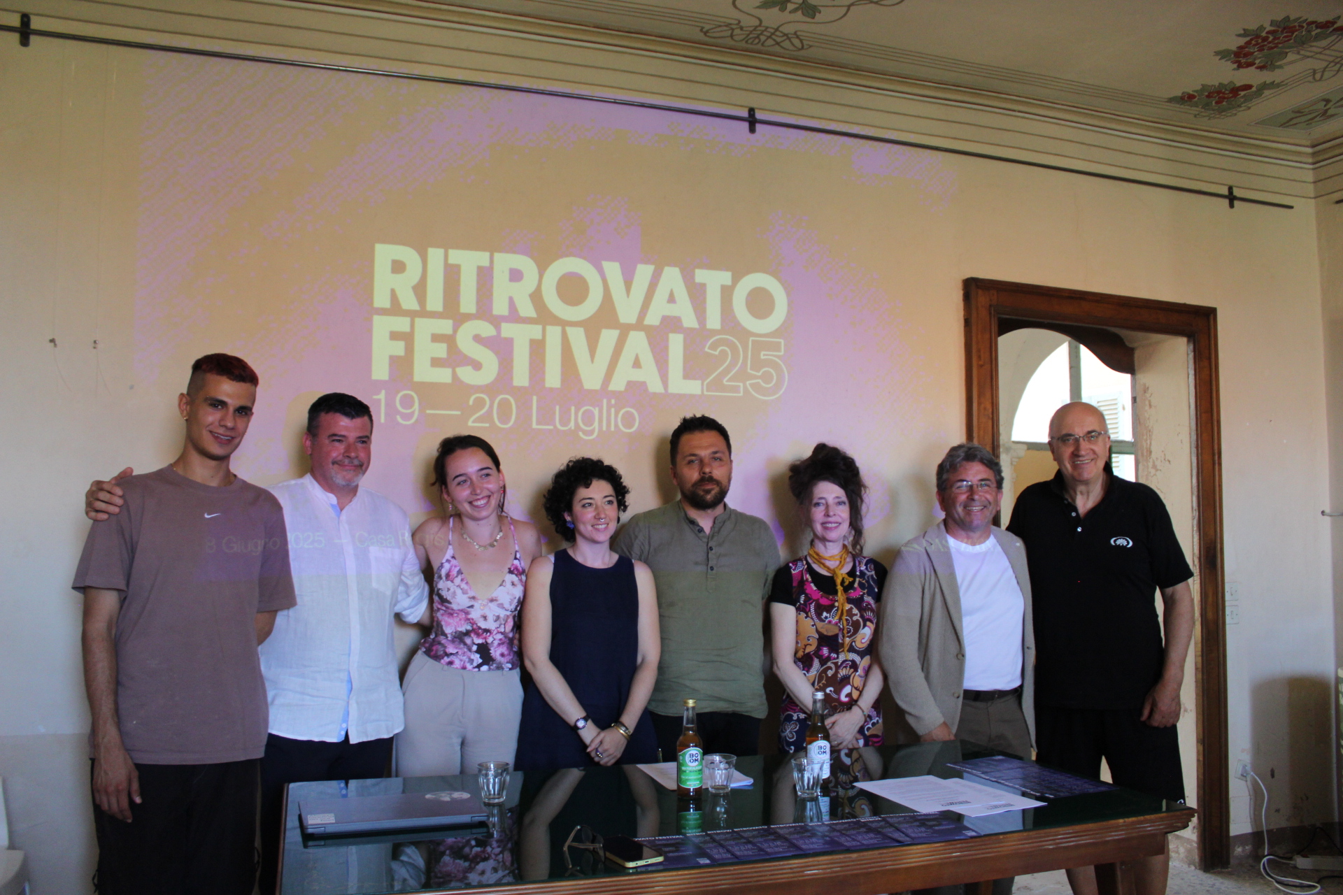 Foto scattata durante la conferenza stampa di Ritrovato Festival
